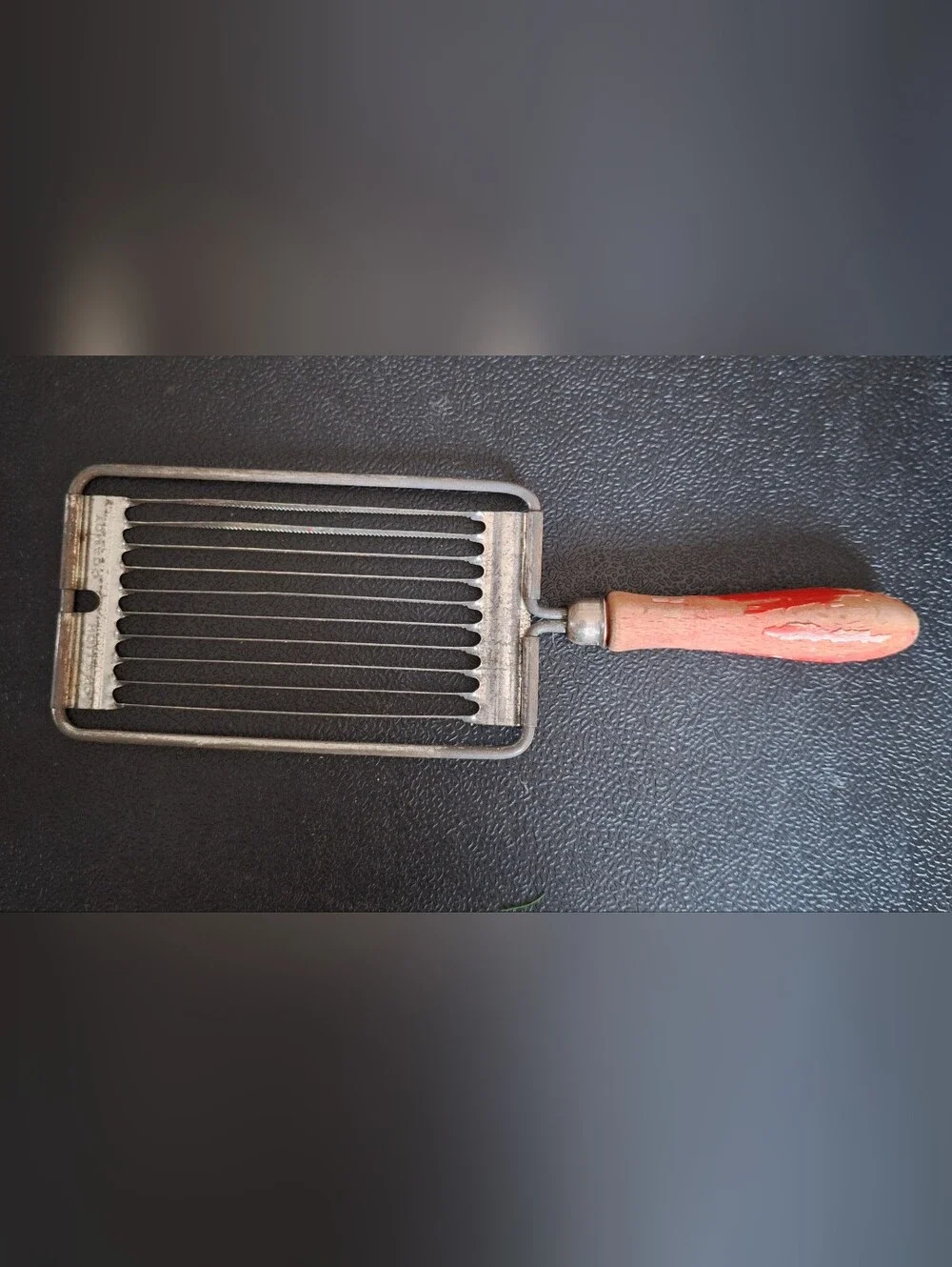Vintage Tomado Holland Cheese / Tomato Slicer with Wood Handle